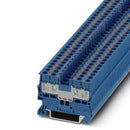 Phoenix Contact 3211029 Feed Through Terminal Block - PT 2,5/S-QUATTRO BU CUS
