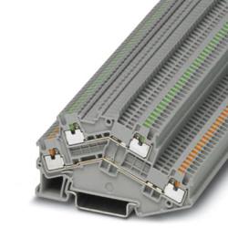 Phoenix Contact 3214666 Double-level Terminal Block - PTTBS 1,5/S/U-OG/O-GN