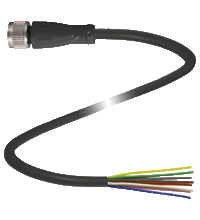 Pepperl & Fuchs V19-G-BK25M-PUR-U Female cordset - 233844