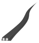 Pepperl & Fuchs VAZ-FK-PUR-BK-2,5MM-500M AS-Interface flat cable - 282771