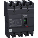 Schneider Electric EZC100N4100: 100A circuit breaker EasyPact EZC100N - TMD - 100 A - 4 poles 3d