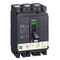 Schneider Electric circuit breaker EasyPact CVS100B, 25 kA at 415 VAC, 63 A rating thermal magnetic TM-D trip unit, 3P 3d