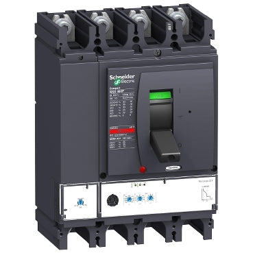Schneider Electric LV432677 Circuit breaker ComPact NSX400F, 36kA at 415VAC, MicroLogic 2.3 trip unit 400A, 4 poles 4d